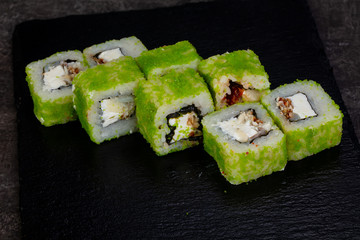 Japanese roll with eel