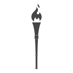 Torch With Flame icon