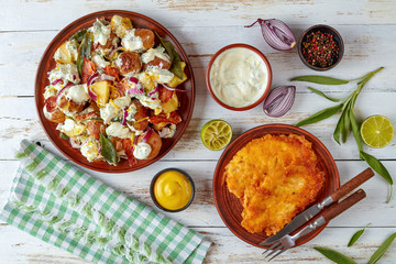 new Potato Salad with crispy bacon and sage