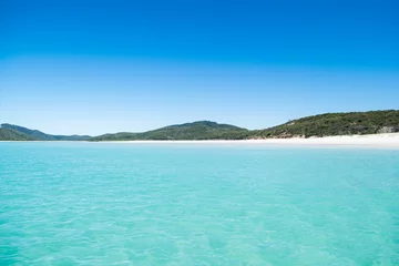Crédence de cuisine en verre imprimé Whitehaven Beach, île de Whitsundays, Australie Plage de Whitehaven, Queensland