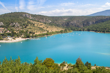 Lake of Sainte-Croix, France