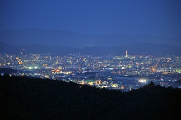 Night view of Kyoto