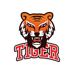 tigers logo, vector illustration