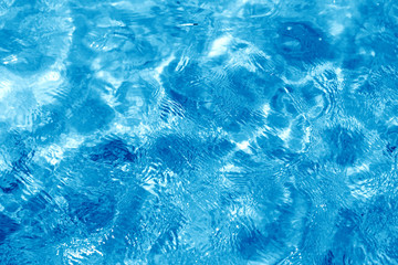 Photo of a macro of blue sea waves