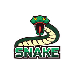 snake logo for your business, vector illustration