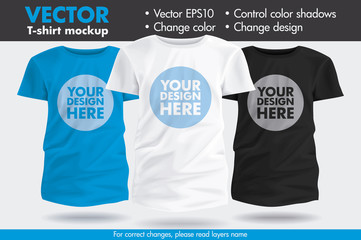 Replace Design your Design, Change Colors Mock-up Tee Template Kids - 214103860