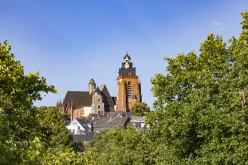 old lahn bridge and view to famous Dome of Wetzlar