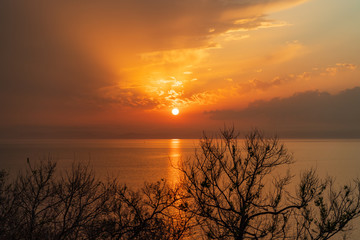 Obraz premium Sunset at the sea