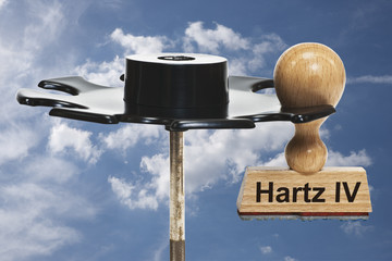 Stempel Hartz IV 