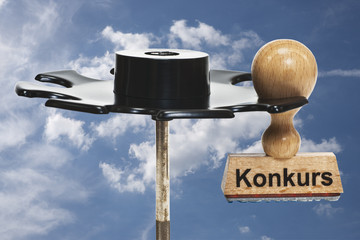 Stempel Konkurs 