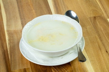 Light chicken soup