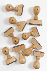 viele Stempel 