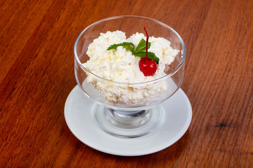 Tasty cottage cheese
