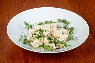 Delicious boiled dumplings