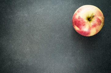 ripe apple healthy eating concept backdrop