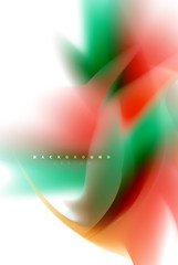 Holographic paint explosion design, fluid colors flow, colorful storm. Liquid mixing colours motion concept, trendy abstract background layout template for business presentation, app wallpaper banner