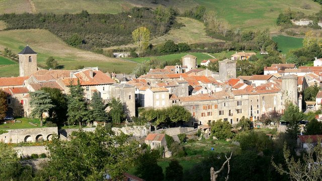 Old templar village Sainte-Eulalie-de-Cernon