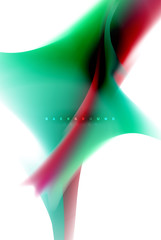 Holographic fluid colors flow, colorful liquid mixing colours motion concept