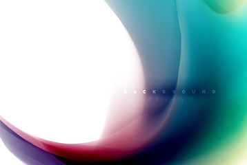 Holographic fluid colors flow, colorful liquid mixing colours motion concept