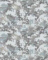 Digital fashionable camouflage pattern, fashion design. Seamless illustration © NikolaM