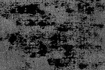 Grunge dirty Detailed closeup of blank grungy denim. Vintage dark gray jeans, good for background