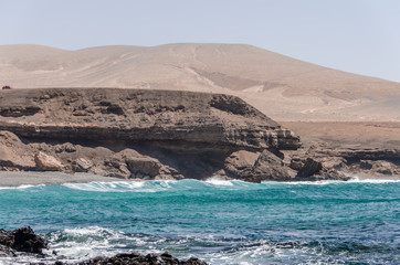 Ocean landscape Fuerteventura.