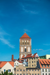 Blick auf die Östliche Altstadt von Rostock.
