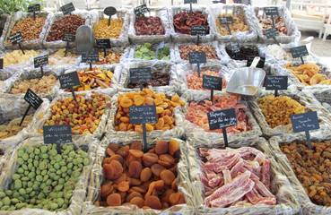 vente de fruits secs