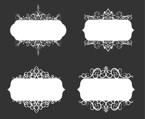 Vector illustration of old style label