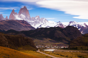 Cerro Torre and glaciers