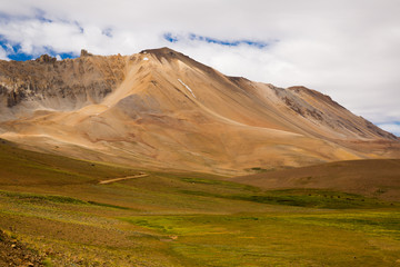 Fototapeta na wymiar View of Andes mountains, Valle Hermoso