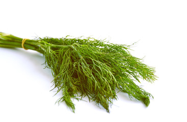 Dill with white background.
Dill is one of the ancient herbs.