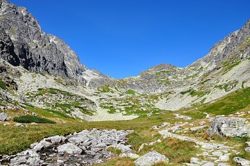 Fototapeta na wymiar panoramic view, High Tatras,Slovakia, Europe