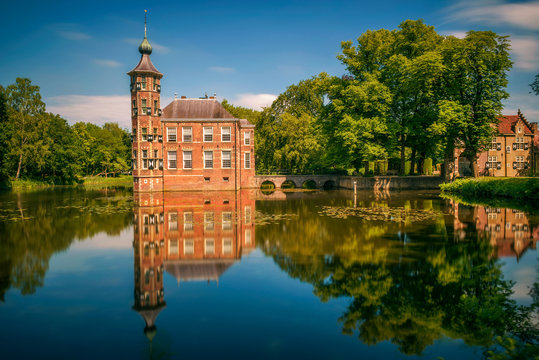 Castle Bouvigne and the surrounding park in Breda, Netherlands