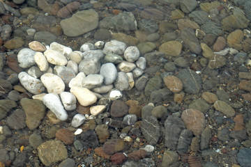 heart of stones under water