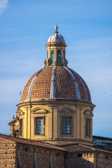 Fototapeta premium Dome of the Church of San Frediano, Florence, Italy