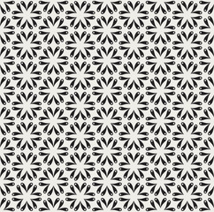 Vintage Vector Art Deco Seamless Pattern. Geometric decorative texture. Vector floral background.