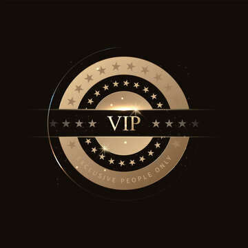 Luxury vip labels and objects