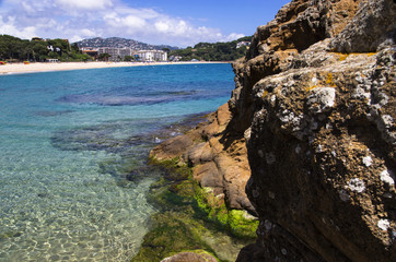 Obraz premium Sea coast in Lloret de Mar