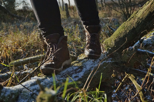 adventure shoes from above