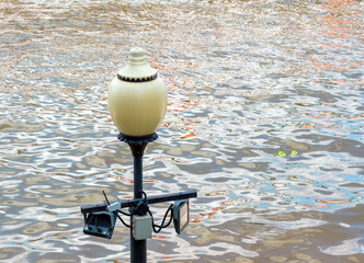 Lantern by the river