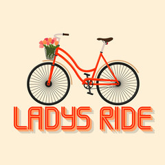 Fototapeta na wymiar Ladys ride