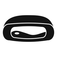 Gum pillow icon. Simple illustration of gum pillow vector icon for web design isolated on white background