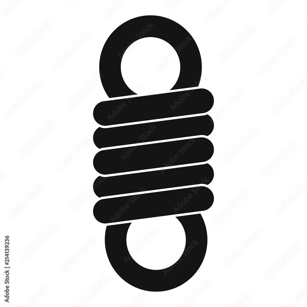 Poster short spring icon. simple illustration of short spring vector icon for web design isolated on white 