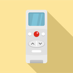 Modern remote control conditioner icon. Flat illustration of modern remote control conditioner vector icon for web design