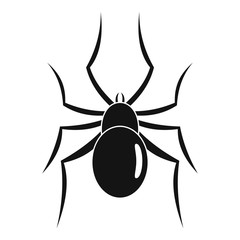 Male mouse spider icon. Simple illustration of male mouse spider vector icon for web design isolated on white background