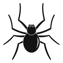 Grass spider icon. Simple illustration of grass spider vector icon for web design isolated on white background