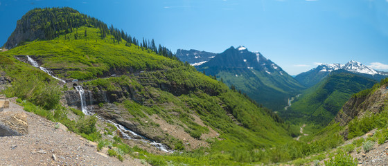 Fototapeta na wymiar Panorama - Glacier National Park