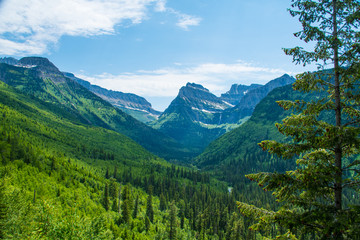 Fototapeta na wymiar Rocky Mountains - Glacier National Park