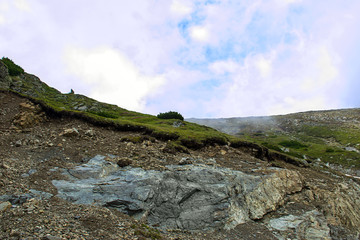 Idyllic Mountain pass road